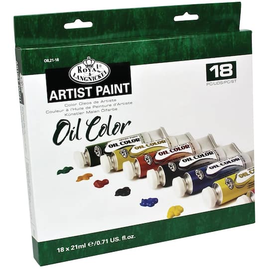 Royal &#x26; Langnickel&#xAE; Artist Color 18 Color Oil Paint Set